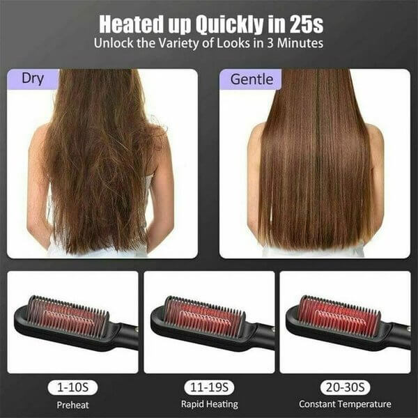 Multifunctional Professional Hair Straightener Comb